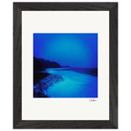 Nocturne Velvet Framed print 20x25 cm / 8x10″ Black frame 33