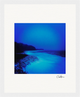 Nocturne Velvet Framed print 20x25 cm / 8x10″ White frame 12