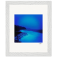 Nocturne Velvet Framed print 20x25 cm / 8x10″ White frame 12