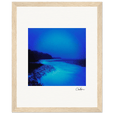 Nocturne Velvet Framed print 20x25 cm / 8x10″ Wood frame 18