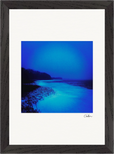 Nocturne Velvet Framed print 21x29.7 cm / 8x12" Black frame 43