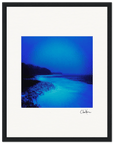 Nocturne Velvet Framed print 27x35 cm / 11x14″ Black frame 45
