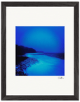 Nocturne Velvet Framed print 27x35 cm / 11x14″ Black frame 34