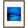 Nocturne Velvet Framed print 27x35 cm / 11x14″ Dark wood frame 34
