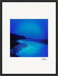 Nocturne Velvet Framed print 30x40 cm / 12x16″ Black frame 39