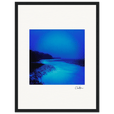 Nocturne Velvet Framed print 30x40 cm / 12x16″ Black frame 39