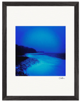 Nocturne Velvet Framed print 30x40 cm / 12x16″ Black frame 39