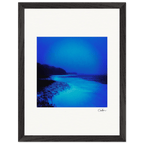 Nocturne Velvet Framed print 30x40 cm / 12x16″ Black frame 39