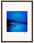 Nocturne Velvet Framed print 30x40 cm / 12x16″ Dark wood frame 27