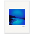 Nocturne Velvet Framed print 30x40 cm / 12x16″ White frame 6