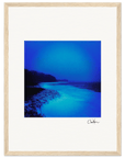 Nocturne Velvet Framed print 30x40 cm / 12x16″ Wood frame 22