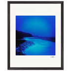 Nocturne Velvet Framed print 40x50 cm / 16x20″ Black frame 37