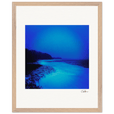 Nocturne Velvet Framed print 40x50 cm / 16x20″ Wood frame 26