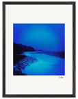 Nocturne Velvet Framed print 45x60 cm / 18x24″ Black frame 40