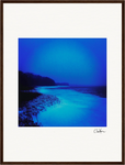 Nocturne Velvet Framed print 45x60 cm / 18x24″ Dark wood frame 30