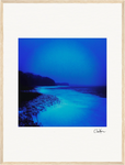 Nocturne Velvet Framed print 45x60 cm / 18x24″ Wood frame 17