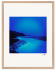 Nocturne Velvet Framed print 45x60 cm / 18x24″ Wood frame 24