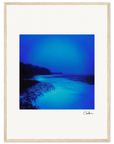 Nocturne Velvet Framed print 45x60 cm / 18x24″ Wood frame 17