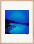 Nocturne Velvet Framed print 45x60 cm / 18x24″ Wood frame 24