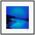 Nocturne Velvet Framed print 50x50 cm / 20x20″ Black frame 36