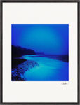 Nocturne Velvet Framed print 60x80 cm / 24x32″ Black frame 41