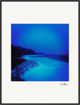 Nocturne Velvet Framed print 60x80 cm / 24x32″ Black frame 46