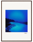 Nocturne Velvet Framed print 60x80 cm / 24x32″ Dark wood frame 33