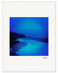 Nocturne Velvet Framed print 60x80 cm / 24x32″ White frame 10