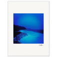 Nocturne Velvet Framed print 60x80 cm / 24x32″ White frame 10