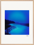 Nocturne Velvet Framed print 60x80 cm / 24x32″ Wood frame 16