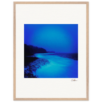 Nocturne Velvet Framed print 60x80 cm / 24x32″ Wood frame 16