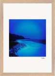 Nocturne Velvet Framed print A3 (29.7 x 42 cm) Wood frame 31