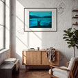Northern Soul Framed print 70x100 cm / 28x40″ Dark wood frame in interior
