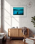 Northern Soul Framed print A1 (59.4 x 84.1 cm) White frame in interior