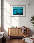 Northern Soul Framed print A1 (59.4 x 84.1 cm) Wood frame in interior