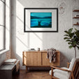 Northern Soul Framed print 70x100 cm / 28x40″ Black frame in interior