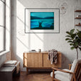 Northern Soul Framed print 70x100 cm / 28x40″ Black frame in interior