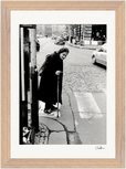 Old Star Framed print 21x29.7 cm / 8x12" Wood frame 25