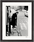 Old Star Framed print 27x35 cm / 11x14″ Black frame 42