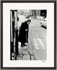Old Star Framed print 30x40 cm / 12x16″ Black frame 46