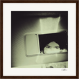 On the Road Framed print 30x30 cm / 12x12″ Dark wood frame 28