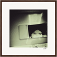 On the Road Framed print 40x40 cm / 16x16″ Dark wood frame 30