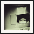 On the Road Framed print 50x50 cm / 20x20″ Black frame 42
