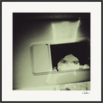 On the Road Framed print 70x70 cm / 28x28″ Black frame 44