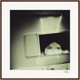 On the Road Framed print 70x70 cm / 28x28″ Dark wood frame 34