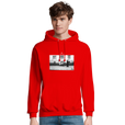 Oneness - "The Urban Matrix" Hoodie Bright Red 3