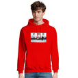 Oneness - "The Urban Matrix" Hoodie Bright Red 4