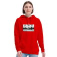 Oneness - "The Urban Matrix" Hoodie Bright Red 5