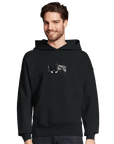 Patience - "This is Where He Stood" Hoodie Black XS 4