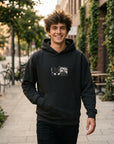 Patience - "This is Where He Stood" Hoodie Black XS 1